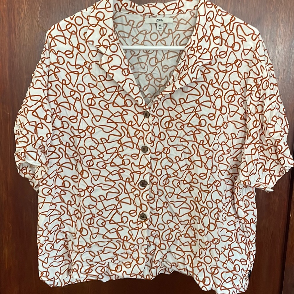❣️COTTON PRINT BUTTON DOWN ❣️XL